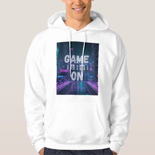 Schaakspel aan hoodie (Voorkant)