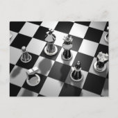 schaakspel briefkaart (Voorkant)