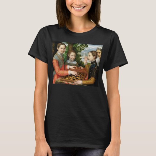 Schaakspel door Sofonisba Anguissola - Circa 1555 T-shirt (Voorkant)