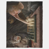 SCHAAKSPEL FLEECE DEKEN (Voorkant)