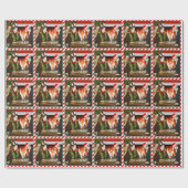 Schaakspel Kerstcadeau Cadeaupapier (Vlak)