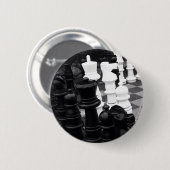 Schaakspel Knop Ronde Button 5,7 Cm (Voorkant /achterkant)