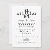 Schaakspel Night Any Age Verjaardag Bel je ridder Kaart (Voorkant)