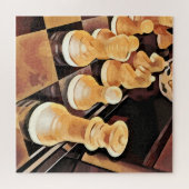 Schaakspel Oorspronkelijke Abstracte kunst Legpuzzel (Horizontaal)