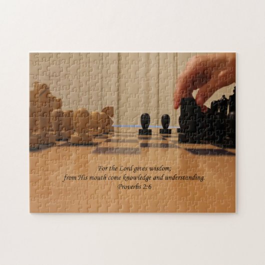 Schaakspel Puzzel (Horizontaal)