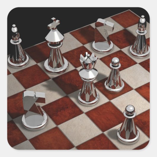 schaakspel stickers (Voorkant)