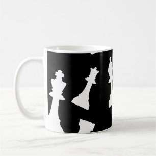 Schaakspel stukken koffiemok