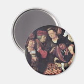 Schaakspel van Leyden Lucas van (beste kwaliteit) Magneet (Voorkant / Achterkant)