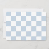 Schaakspel Verjaardag Uitnodigen met Persoonlijke Kaart (Achterkant)