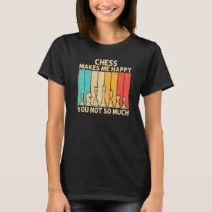 Schaakspel voor mannen en vrouwen Cool Chess Piece T-shirt