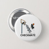 Schaakspeler Chessboxing en Sketel Lover Checkmat Ronde Button 5,7 Cm (Voorkant /achterkant)