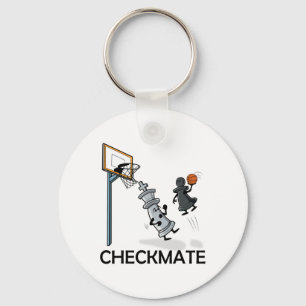 Schaakspeler Chessboxing en Sketel Lover Checkmat Sleutelhanger