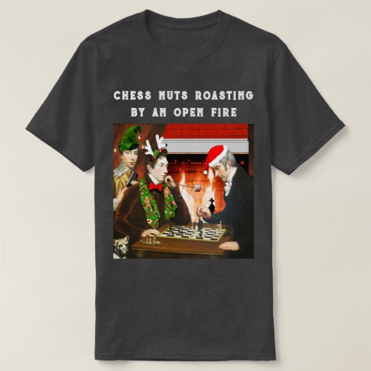 Schaakspeler Kerst T-shirt (Design voorkant)