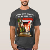 Schaakspeler Kerst T-shirt (Voorkant)