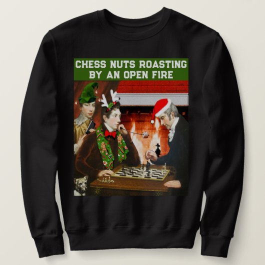Schaakspeler Kerstmis Trui (Design voorkant)