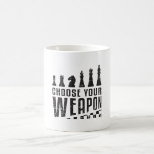 Schaakspeler Schaakbord Schaakmat Bordspel Gift Koffiemok