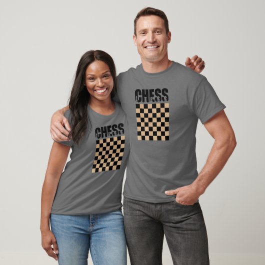 Schaakspeler, schaakspelliefhebber t-shirt (Unisex)