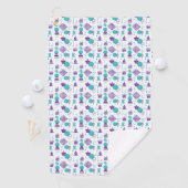 Schaakspeler stukken - Party Art Pattern Golfhanddoek (Insitu)