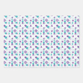 Schaakspeler stukken - Party Art Pattern Inpakpapier Vel (Voorkant 2)