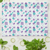 Schaakspeler stukken - Party Art Pattern Theedoek (Gevouwen)
