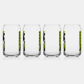 Schaakspelers Blikvorm Glas (Links)