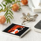 Schaakspelers Sleutelhanger (Zijkant)