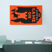 Schaakspelers Spandoek (Beurs)