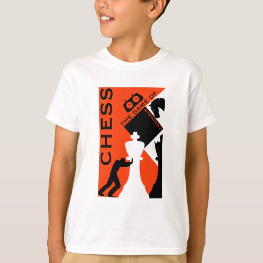 Schaakspelers T-shirt (Voorkant)