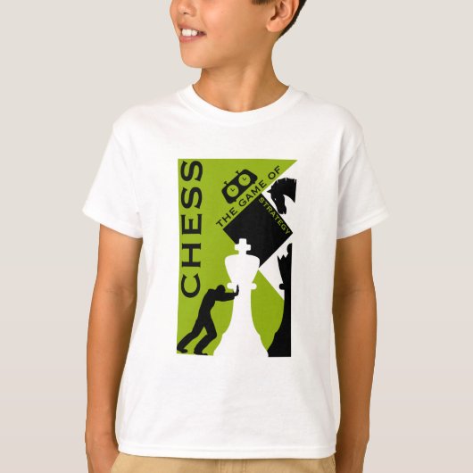 Schaakspelers T-shirt (Voorkant)