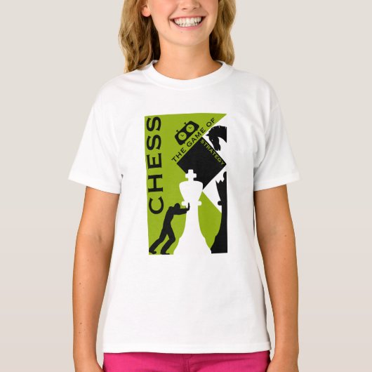 Schaakspelers T-shirt (Voorkant)
