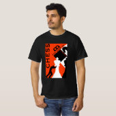 Schaakspelers T-shirt (Voorkant volledig)
