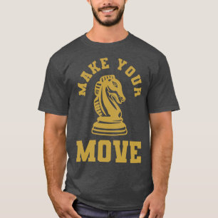 Schaakspelerstoernooi voor denkers Smart 10 T-shirt