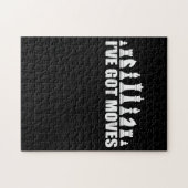 Schaakspelstukken Ik heb bewegingen Fans Liefhebbe Legpuzzel (Horizontaal)