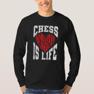Schaakspullen schaakclub schaken merch schaken is  t-shirt