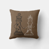 Schaakstel, Koning & Koningin Kussen (Achterkant)