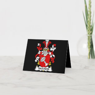 schaakster   Vruchtbaars Wapenschild - Family Cres Bedankkaart