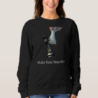 Schaakstrategie Motiverend Grafisch Sweatshirt