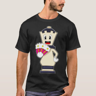 Schaakstuk bij Schaken T-shirt