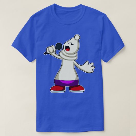 Schaakstuk Bishop bij Chess 1 T-shirt (Design voorkant)