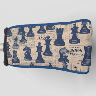 schaakstuk golfheadcover