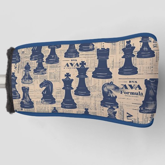 schaakstuk golfheadcover (Voorkant)