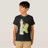 Schaakstuk King Butterfly Chess T-shirt (Voorkant volledig)