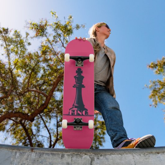 Schaakstuk - King Persoonlijk Skateboard (Buiten 1)