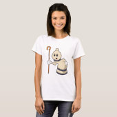 Schaakstuk Loper bij Schaken T-shirt (Voorkant volledig)
