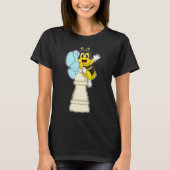 Schaakstuk Pion Bee Chess T-shirt (Voorkant)
