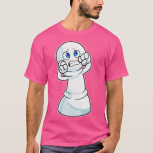Schaakstuk Pion bij Schaken 2 T-shirt