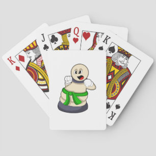 Schaakstuk Pion bij Schaken Pokerkaarten