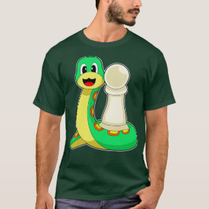 Schaakstuk Pion Snake Chess T-shirt