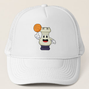 Schaakstuk Rook bij Basketball Sports Trucker Pet