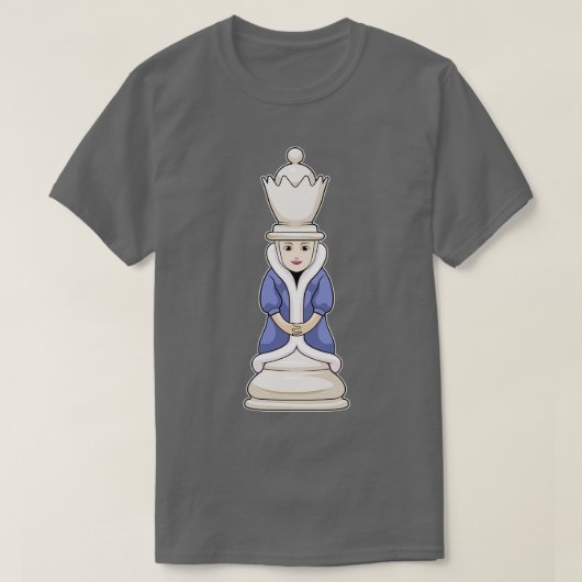 Schaakstuk Schaak 1 T-shirt (Design voorkant)